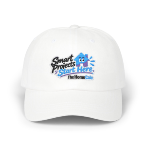 Dad Cap — "Smart Projects Start Here" Embroidered Home Improvement Baseball Hat